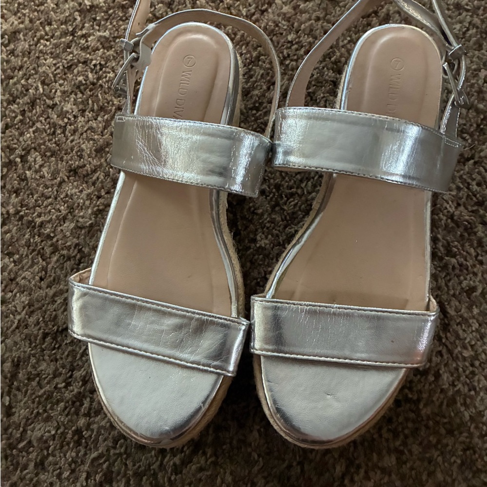 Silver Women's Sandals
